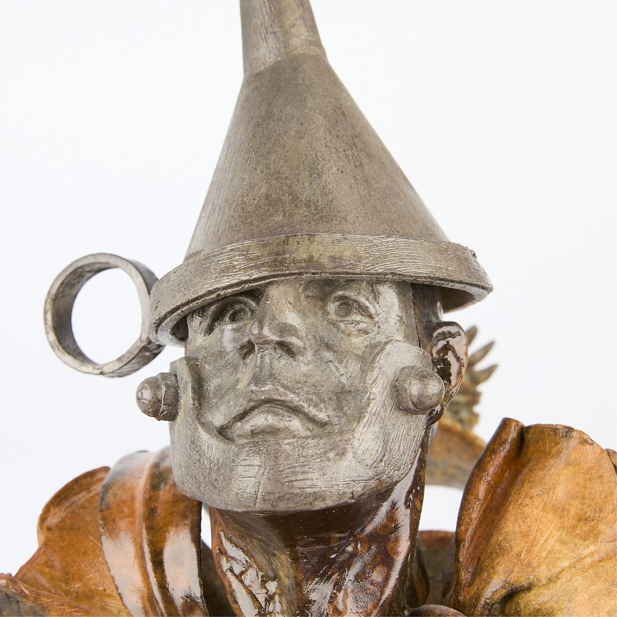 Artwork by Theodore Gall, 20th c. Theodore T. Gall Bronze Tin Man Sculpture, Made of bronze sculpture