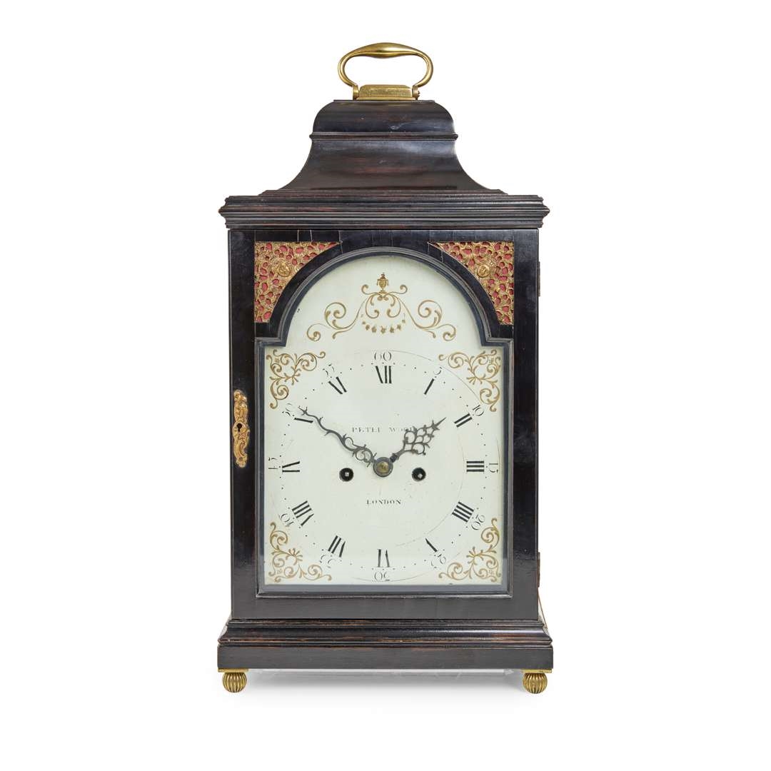 Peter Wood | ENGLISH EBONISED REPEATING BRACKET CLOCK, BY PETER WOOD ...