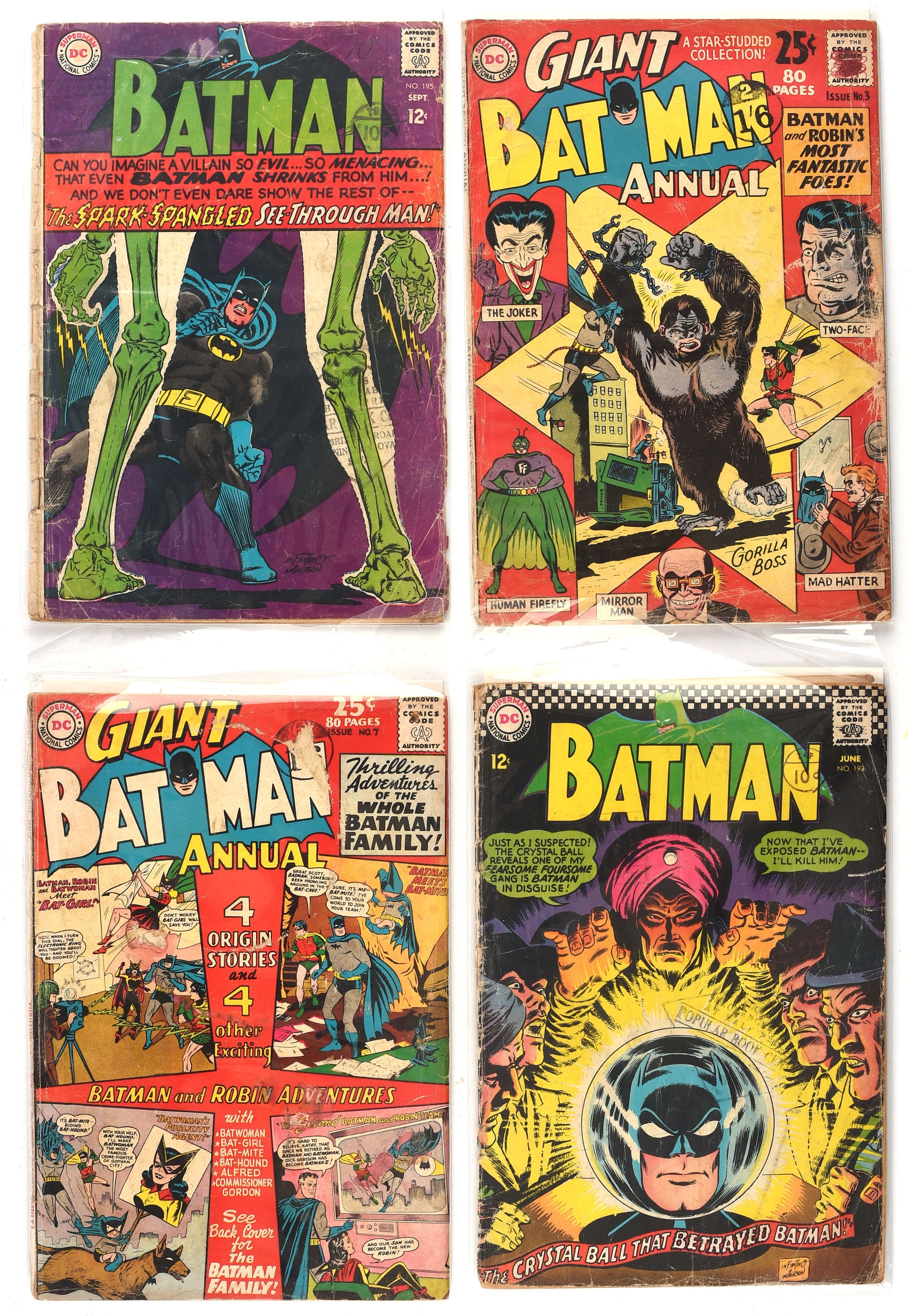 Artwork by Bill Finger, Batman: a group of 14 silver age issues including classic Penguin covers and notable issues (DC Comics, 1961 onwards, Made of Silver