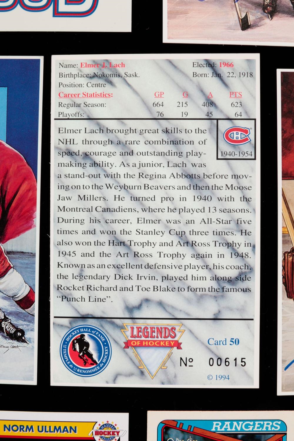 John Davison Liddell | THIRTEEN AUTOGRAPHED HOCKEY TRADING CARDS (20th ...