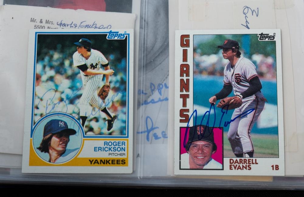 Ron Davis | COLLECTION OF PROFESSIONAL BASEBALL PLAYERS AUTOGRAPHS ...