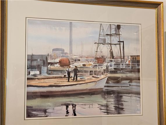 Working Day Williamstown by Margaret Cromb