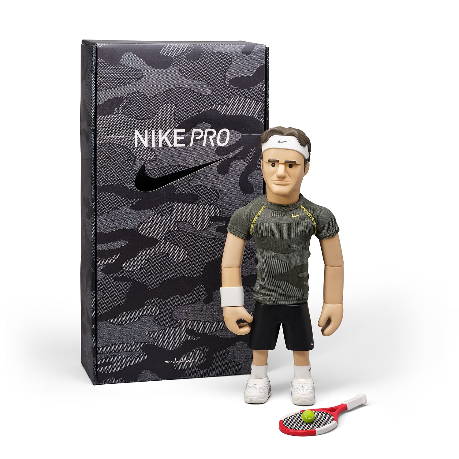 Artwork by Michael Lau, Roger Federer (from The NIKE Pro series, Made of vinyl