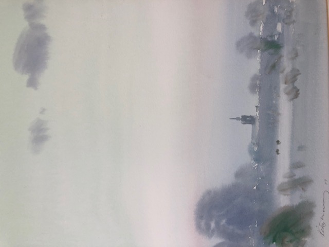 Keith Money | Three unframed water colours of landscapes, signed Keith ...