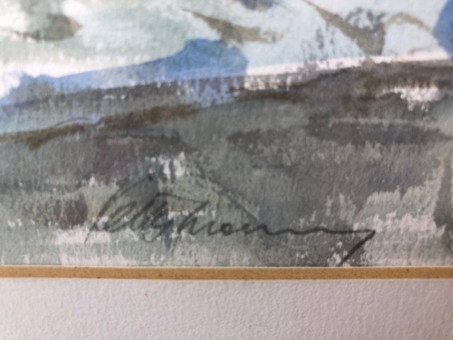 Keith Money | Three unframed water colours of landscapes, signed Keith ...