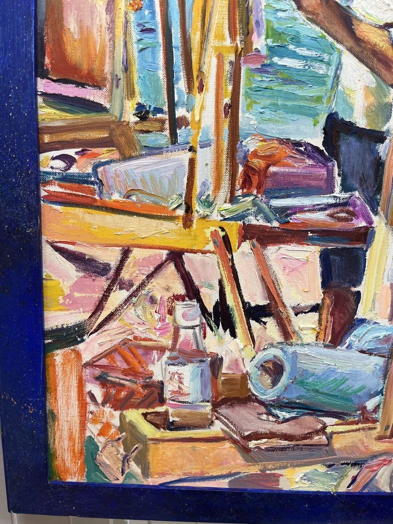 Artwork by Anna Monaghan, Giant Hawaiian Art Original Art Authentic Anna Monaghan Framed, Made of painting