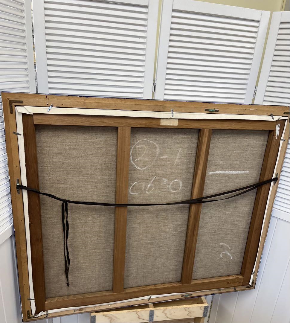 Artwork by Anna Monaghan, Giant Hawaiian Art Original Art Authentic Anna Monaghan Framed, Made of painting