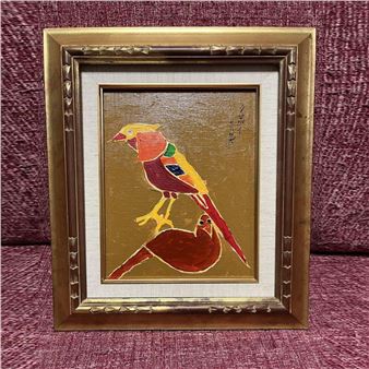 Kumagai Moriichi oil painting painting handwritten frame - Moriichi Kumagai