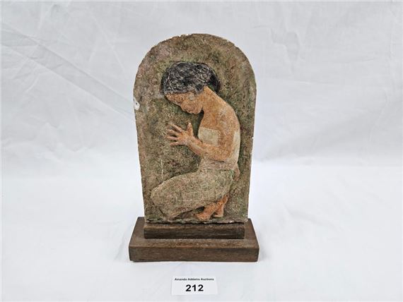 Tina Haim-wentscher | Crouching figure of a Girl (1987) | MutualArt