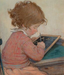 Good Housekeeping magazine cover by Jessie Willcox Smith, October 1922