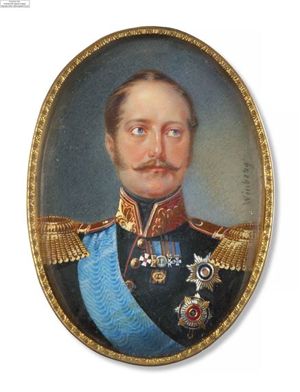 Portrait du tsar Nicolas Ier de Russie (1796 - Ivan Ivanovich Vinberg