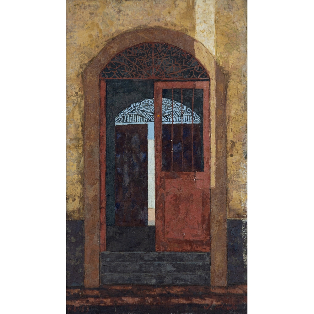 Artwork by José Paulo M. da Fonseca, AMARELO, VERMELHO DE VENEZA E BRANCO, Made of oil on canvas