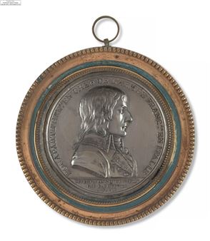 Portrait du général Bonaparte en buste, Paix de Campo - Benjamin Duvivier