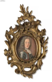 Portrait d'homme en armure - P. Thibaut