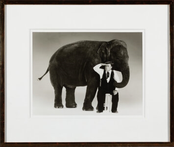 Artwork by Sid Avery, Buster Keaton, "What Elephant?", Made of Gelatin silver print