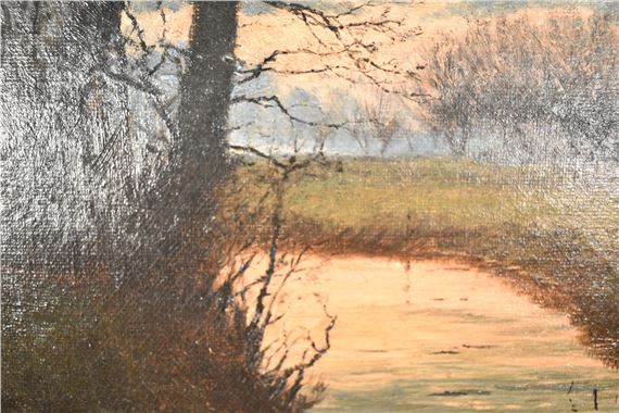 George Thomas Rope | Landscape at Dusk | MutualArt