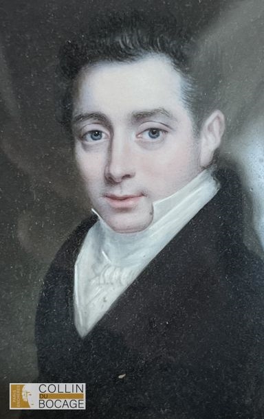 Artwork by Edmé Bouchardy, Portrait of a man in profile, Made of engraving