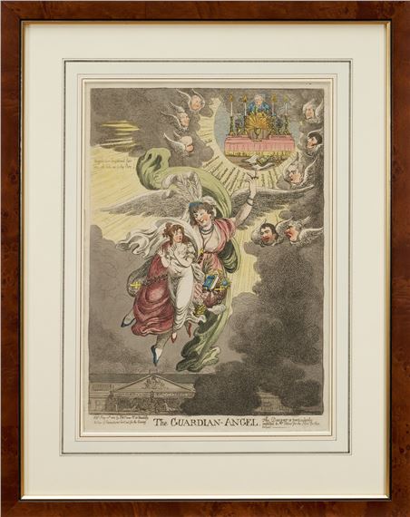The Guardian Angel by James Gillray, 1805