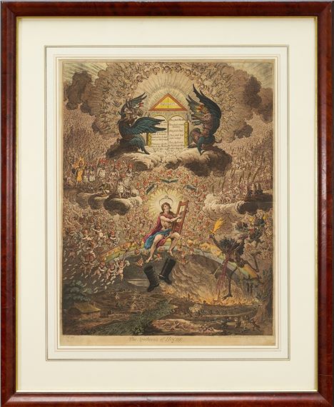 The Apotheosis of Hoche by James Gillray, 1798