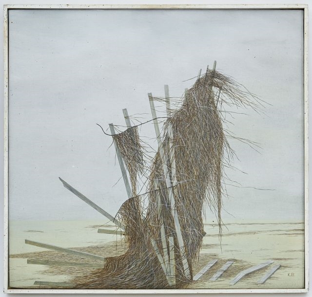 Artwork by Kib Bramhall, The Beach, Made of Oil on canvas