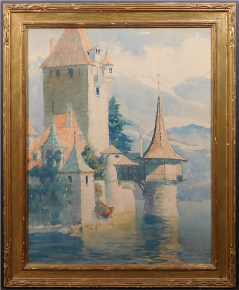 Landscape with Castle by Dee Beebe