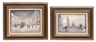 Parisian street scenes - Léon Godinnet