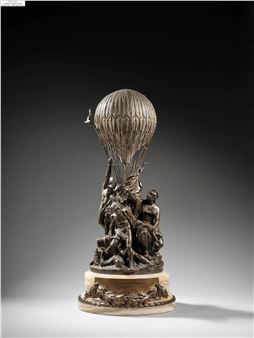 Maquette du monument élevé à la mémoire des aéronautes du siège de Paris - Frédéric-Auguste Bartholdi