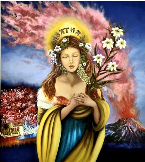 Festa di Sant’Agata- Duomo di Catania ed Etna by Melita Ricceri