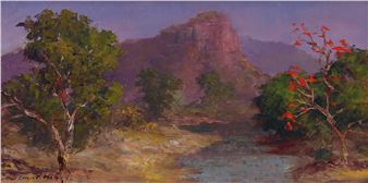 ERNEST BENJAMIN KING - Riverscape - Ernest King