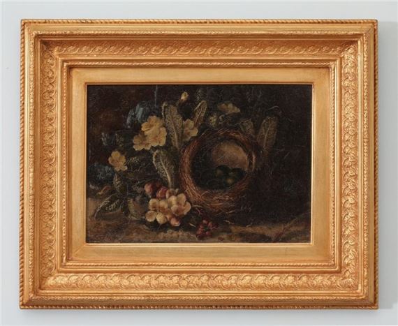 George Clare | George Clare. A 19th century oil on canvas. Eggs in The ...