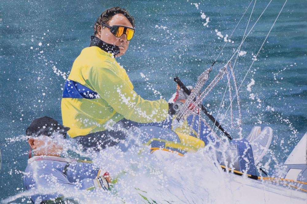 Artwork by David Michael Kornik, DAVID MICHAEL KORNIK (MA, Made of acrylic on hardboard