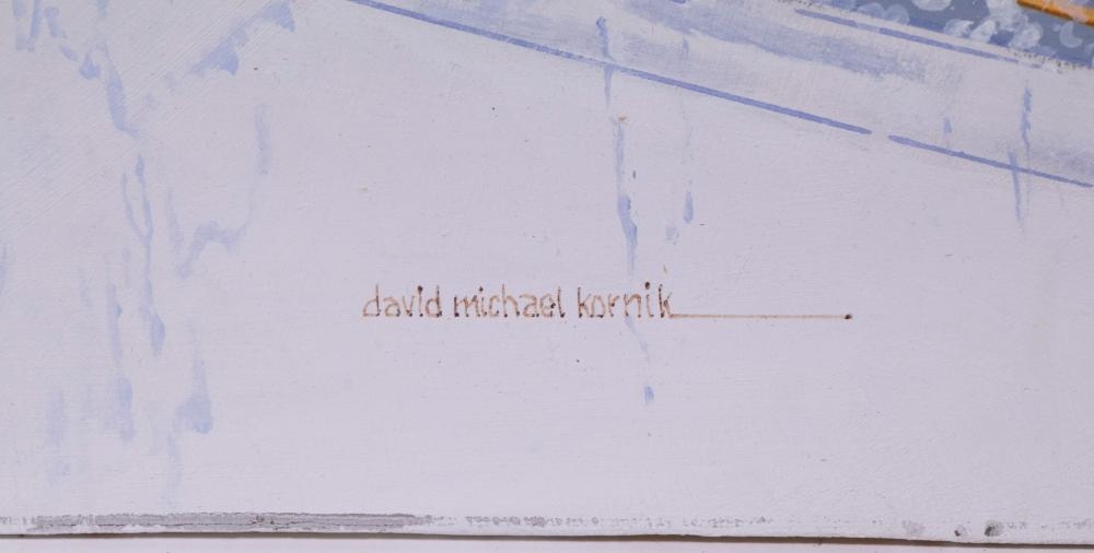 Artwork by David Michael Kornik, DAVID MICHAEL KORNIK (MA, Made of acrylic on hardboard