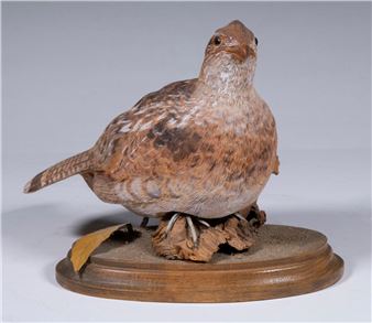 GROUSE SCULPTURE BY JAMES R. PEACOCK - James R. Peacock