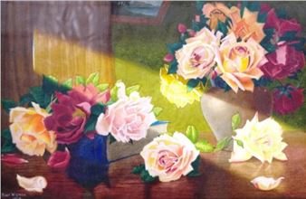 Still life with roses - Robert W. Craig