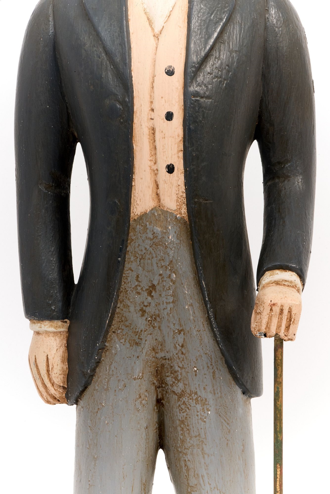 Artwork by Dapper Dan, Dapper Dan Painted Wooden Counter Display, Made of carved and painted wood