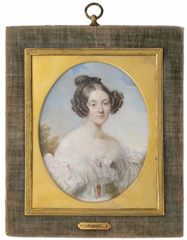 Portrait der Comtesse d'Englesqueville - Pierre Daubigny