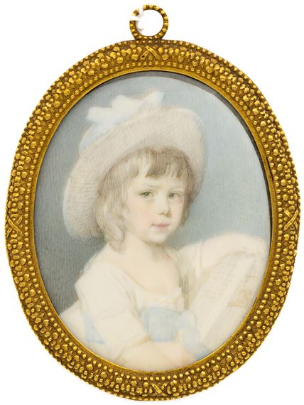 Portraitminiatur Thomas Alphonso Hayley by Jeremiah Meyer, November 2011