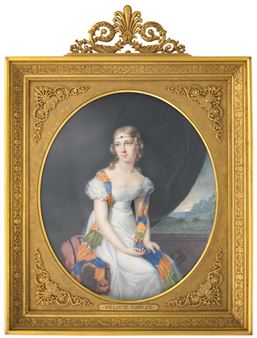 Portrait einer jungen Dame - Félicie de Watteville