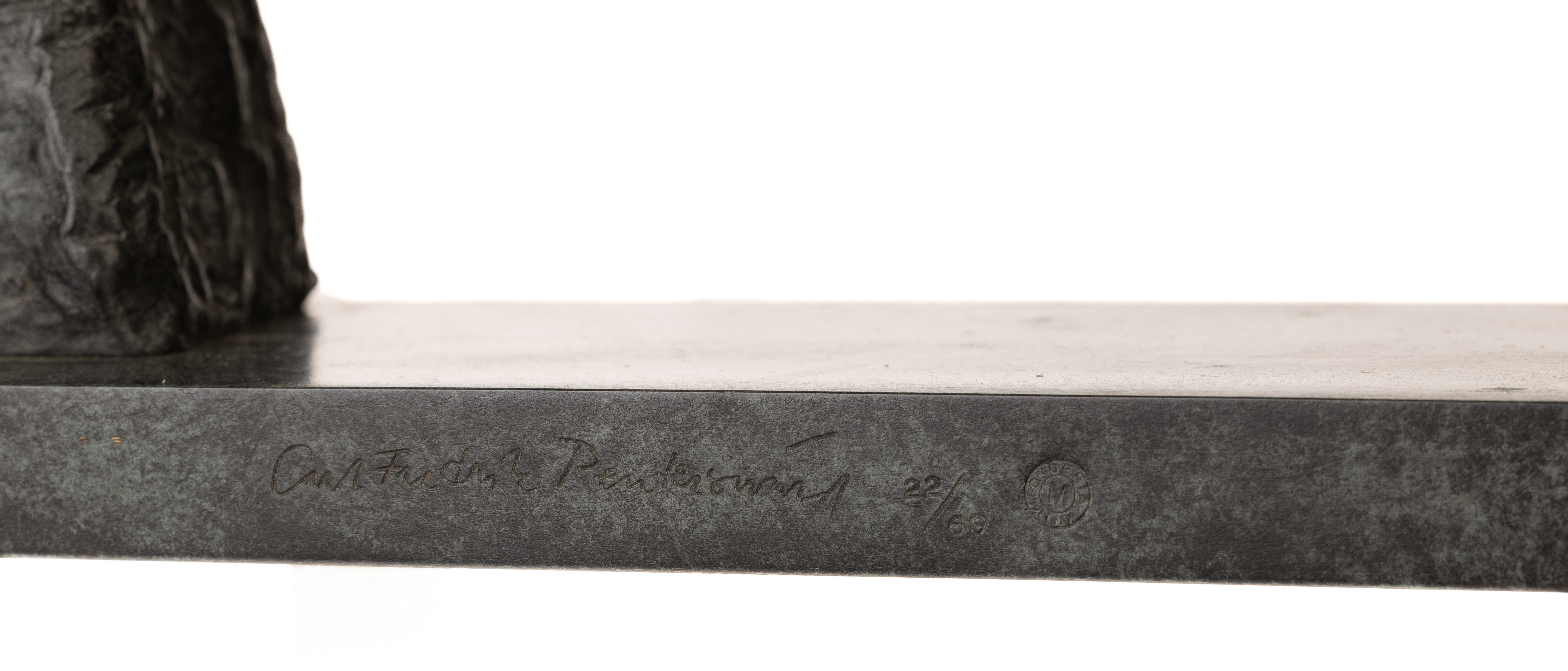 Artwork by Carl Fredrik Reuterswärd, Untitled, Made of bronze