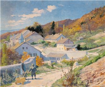 Dorflandschaft - Julia Bonnard