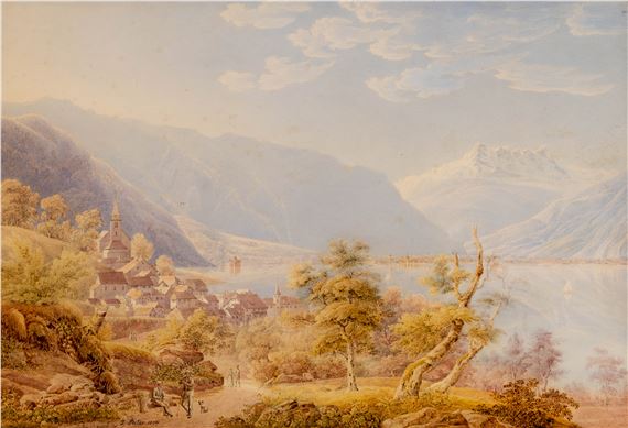 Blick auf den Genfersee - Jakob Suter