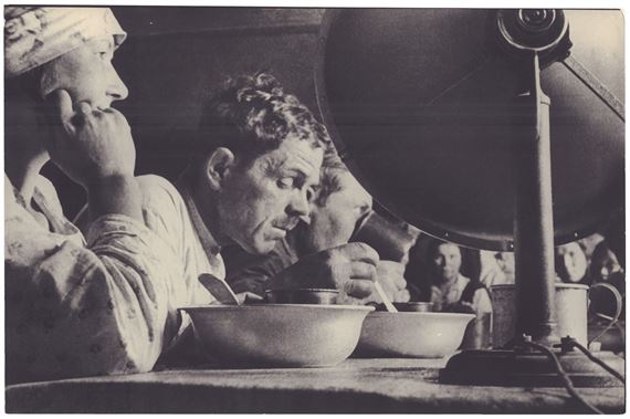 Lunch in the Commune. 1920s by Boris Ignatovich, 1920s