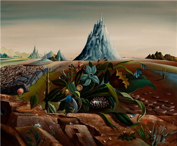 Georges Spiro | Surreal landscape (1960) | MutualArt
