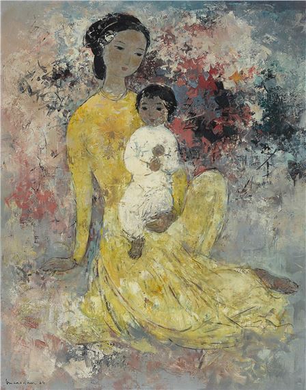 Maternité by Vu-Cao Dam, 1964