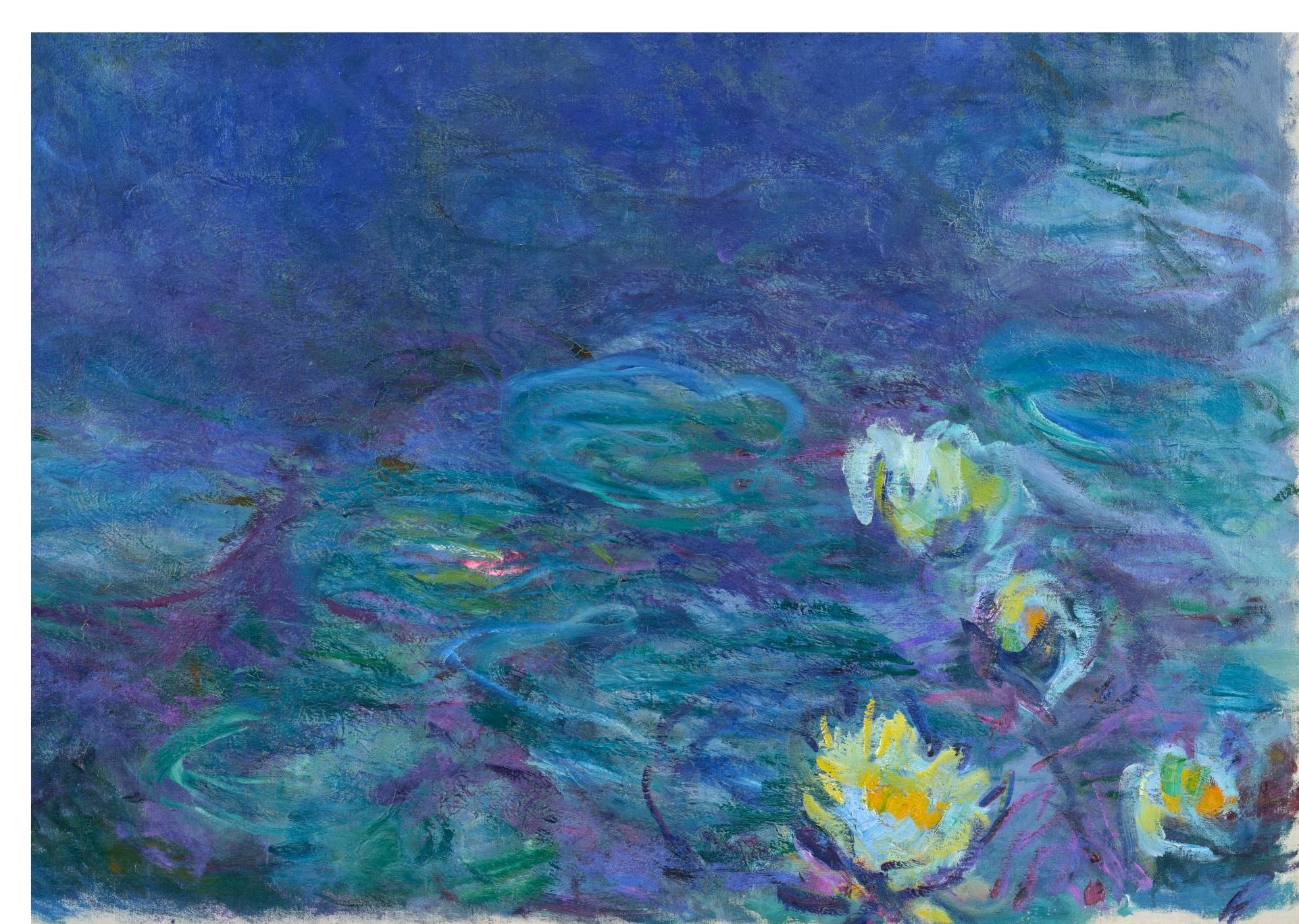 Artwork by Claude Monet, Nymphéas, Made of oil on canvas