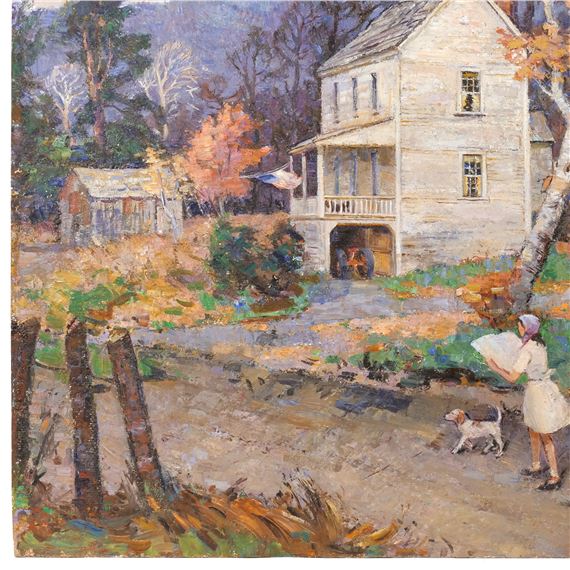 Frederick Lester Sexton | Children at the Mail | MutualArt
