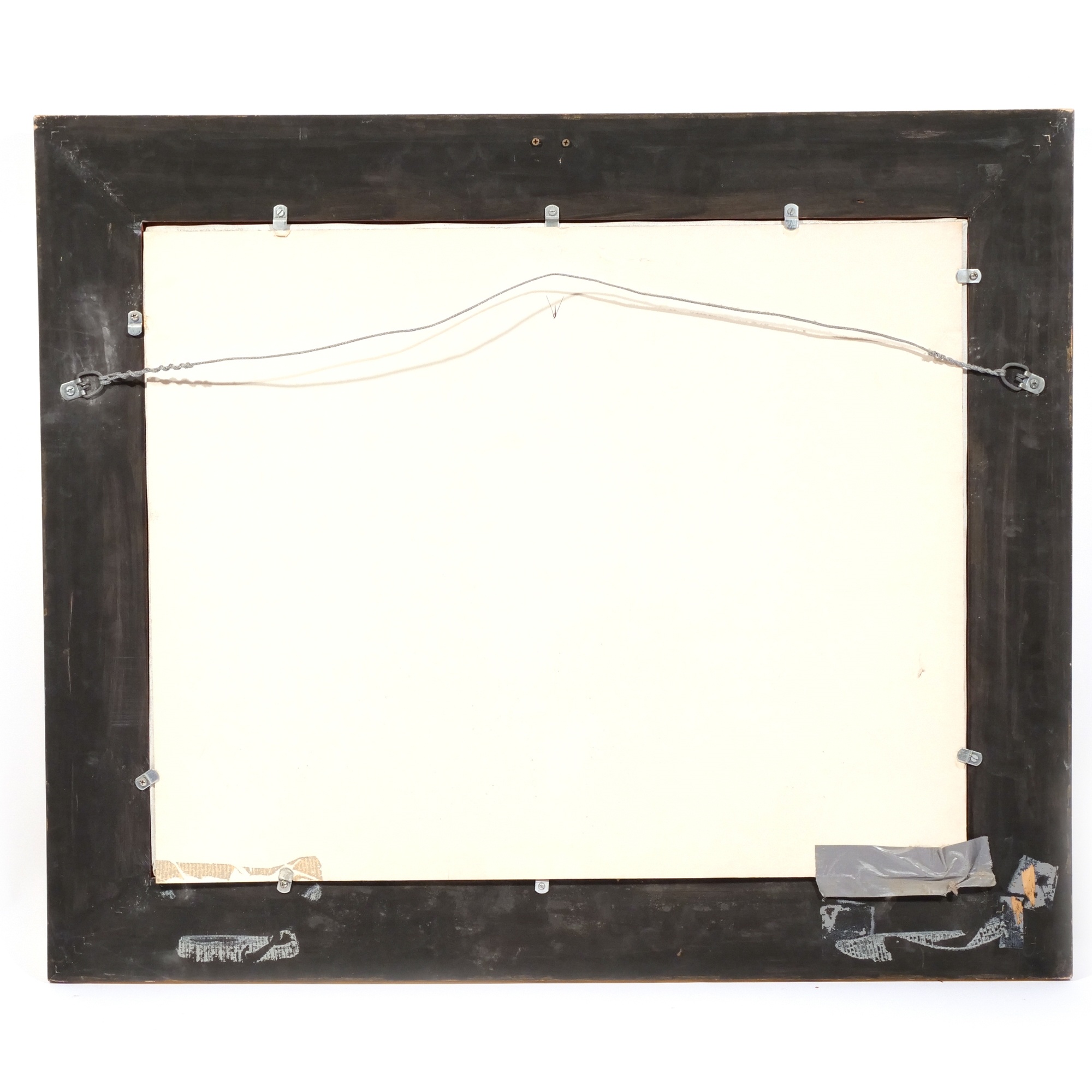 Artwork by Don Stone, Winter river with shed, Made of Oil on canvas