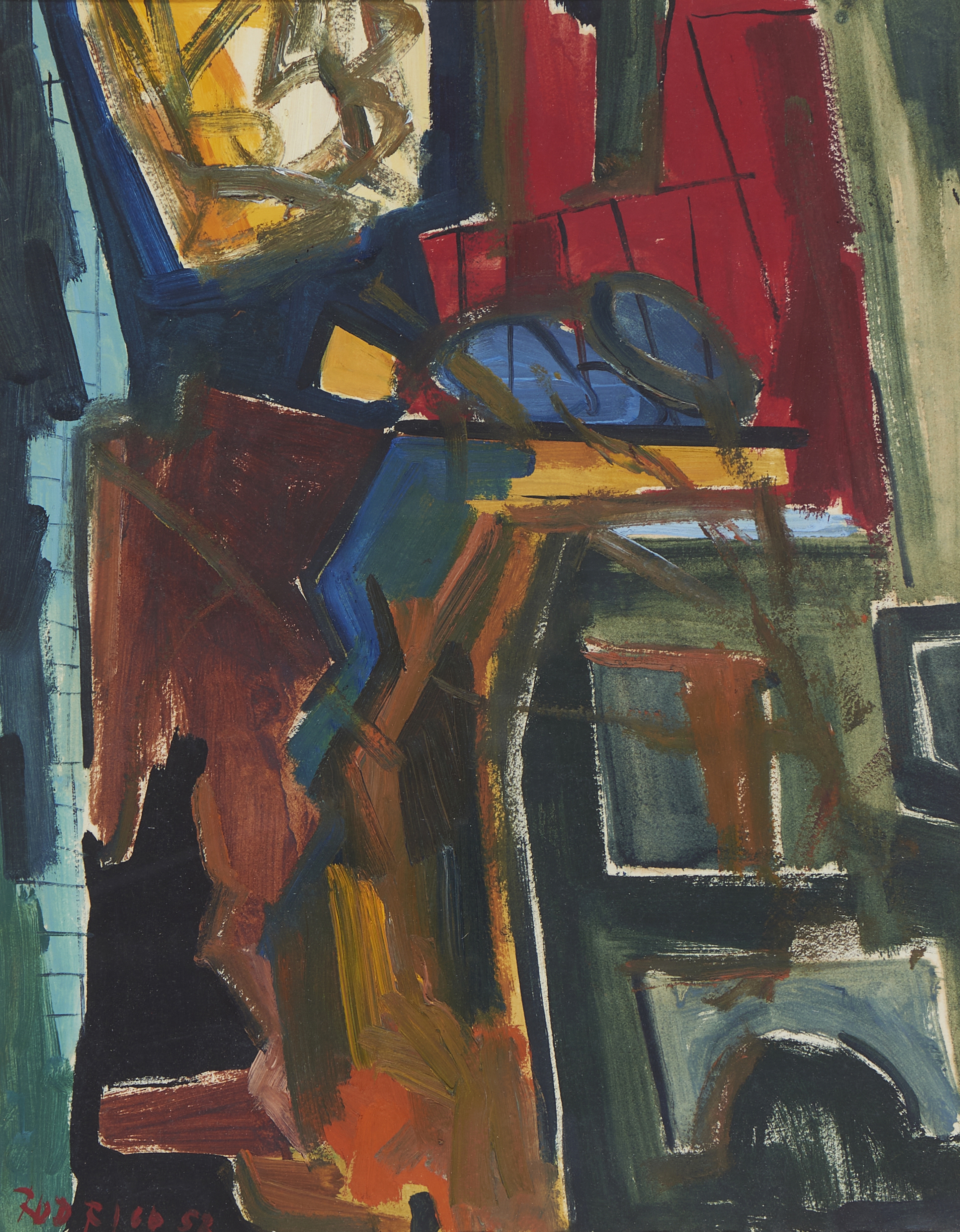 Artwork by Joaquim José Rodrigo, Untitled, Made of Mixed media on paper