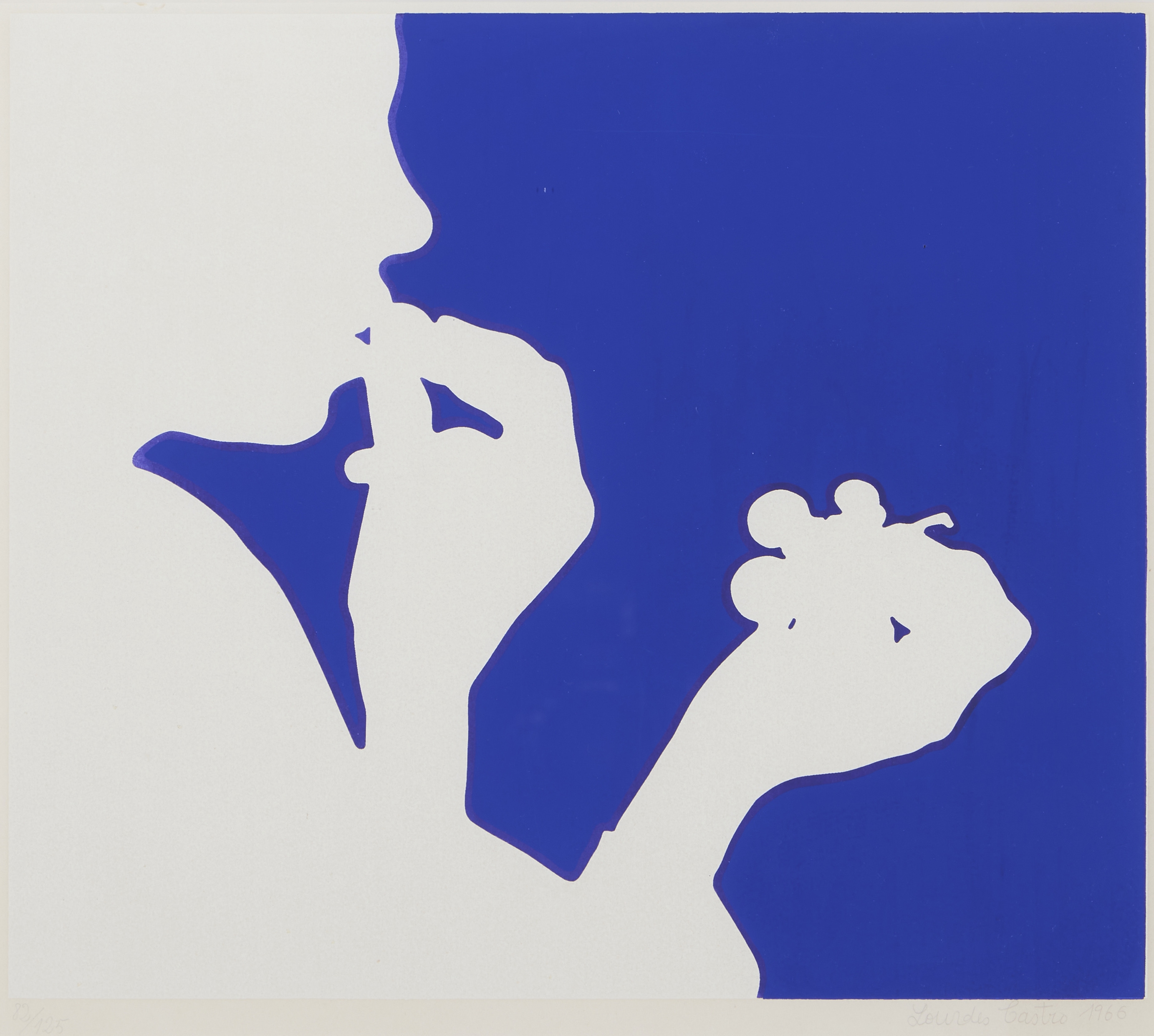 Artwork by Lourdes Castro, Untitled, Made of silkscreen on paper