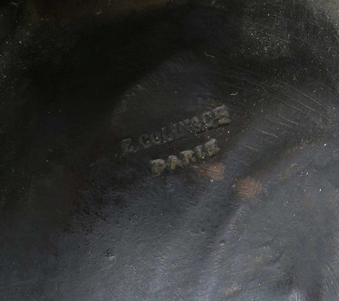 Artwork by Vendredi, A Large Religious Bronze Figural Group "Vendredi Saint, Made of carved wood stand